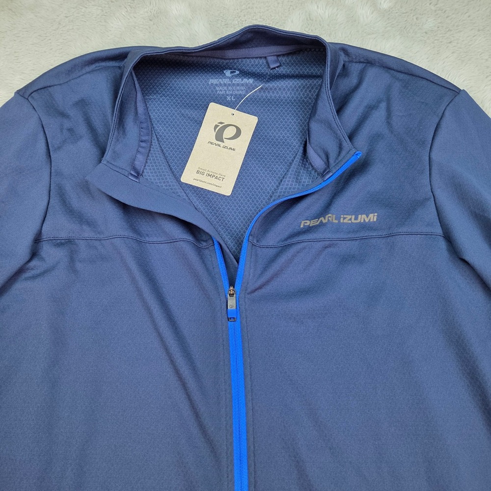Pearl Izumi Tempo Jrsy Cycling Jersey Mens XL Standard Fit Navy Lapis Blue NWT